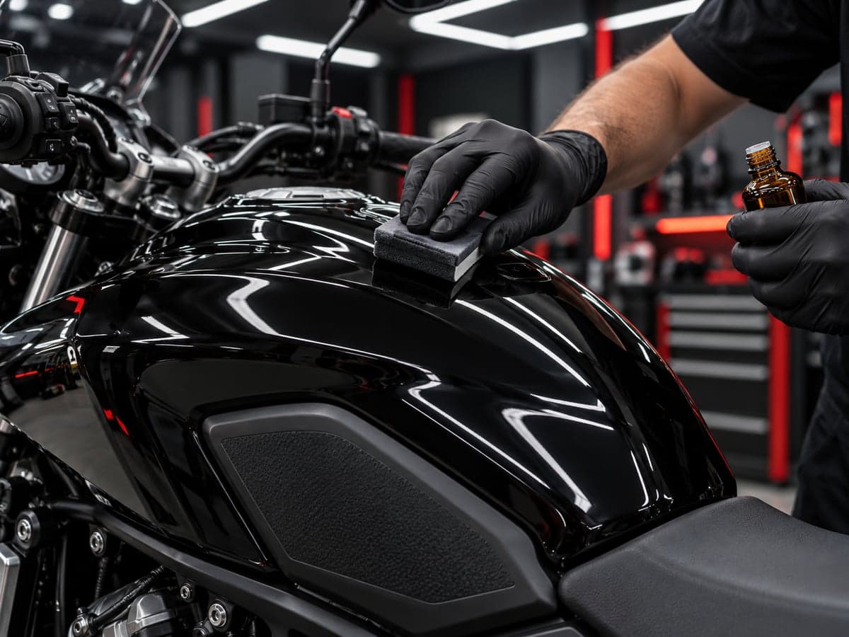 Vitrificação e revitalização de motos